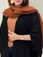 مانتو بلند بغل چاک کد 6353 - تصویر 7