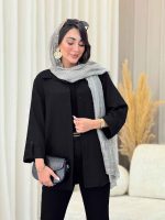 شومیز آستین پاگن دیلان کد 6893