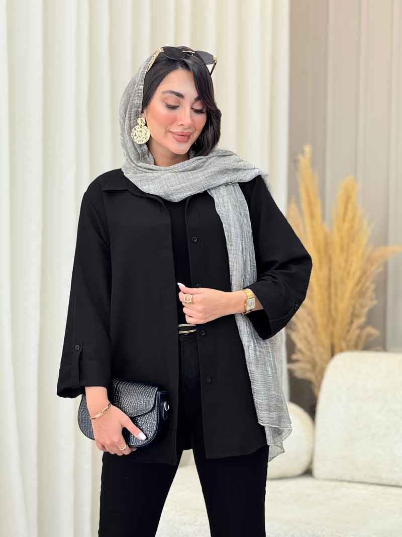 IMG_5444 شومیز آستین پاگن دیلان کد 6893
