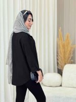شومیز آستین پاگن دیلان کد 6893 - تصویر 3