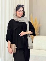 شومیز پانچ جیب نما کد 6855 - تصویر 3