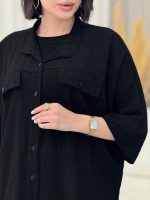 شومیز پانچ جیب نما کد 6855 - تصویر 5