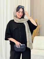 شومیز پانچ جیب نما کد 6855 - تصویر 7