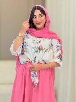 شومیز گره ای طرح گل کد 6890 - تصویر 7