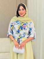 شومیز گره ای طرح گل کد 6890 - تصویر 9