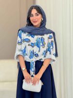 شومیز گره ای طرح گل کد 6890 - تصویر 3