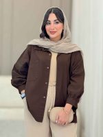 مانتو آستین پیله تک جیب ساره کد 6865 - تصویر 6