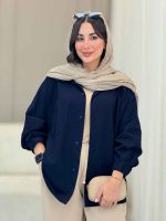 مانتو آستین پیله تک جیب ساره کد 6865 - تصویر 17