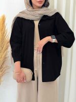مانتو آستین پیله تک جیب ساره کد 6865 - تصویر 16