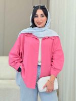 مانتو آستین پیله تک جیب ساره کد 6865 - تصویر 7