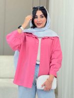مانتو آستین پیله تک جیب ساره کد 6865