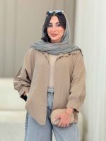 مانتو آستین پیله تک جیب ساره کد 6865 - تصویر 8