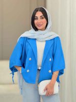مانتو پانچ آستین بند سوگل کد 6869 - تصویر 17