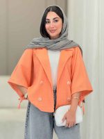 مانتو پانچ آستین بند سوگل کد 6869 - تصویر 23