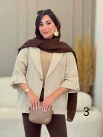 مانتو تک دکمه نیایش کد 6911 - تصویر 11