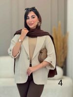 مانتو تک دکمه نیایش کد 6911 - تصویر 8