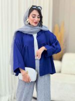 مانتو چین دار نیارا کد 6982 - تصویر 28