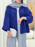 مانتو چین دار نیارا کد 6982 - تصویر 21