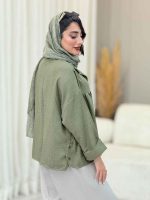 مانتو چین دار نیارا کد 6982 - تصویر 18