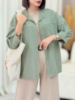شومیز تک جیب آسنا کد 6924 - تصویر 21