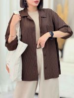 مانتو تک جیب آدینا کد 6953 - تصویر 10