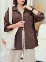 مانتو تک جیب آدینا کد 6953 - تصویر 8