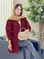 مانتو کتان بغل سه دکمه جیب پایین کد 6958 - تصویر 9