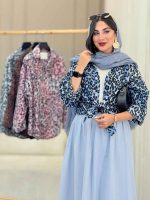 مانتو طرح پلنگی آستین پاگن کد 6978 - تصویر 11