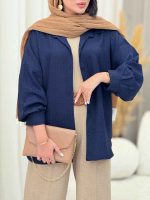 مانتو آستین پیله پریهان کد 6981 - تصویر 22