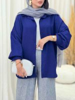 مانتو آستین پیله پریهان کد 6981 - تصویر 20