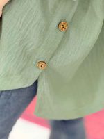 مانتو بغل سه دکمه