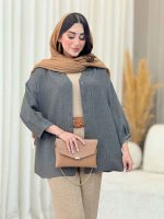 مانتو آستین پیله جانان کد 6906 - تصویر 16