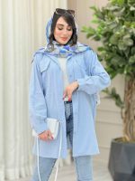 مانتو لینن جیب پیله کد 6921 - تصویر 23