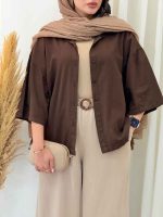 شومیز پشت پیله ملیکا کد 6816 - تصویر 13
