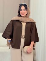 شومیز پشت پیله ملیکا کد 6816 - تصویر 2