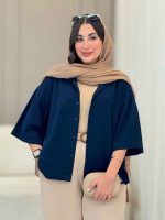 شومیز پشت پیله ملیکا کد 6816 - تصویر 6