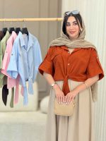 شومیز گره ای نورسا کد 6880 - تصویر 15