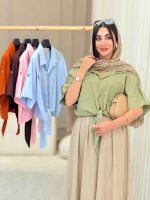 شومیز گره ای نورسا کد 6880 - تصویر 23