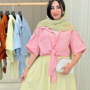 شومیز گره ای نورسا کد 6880