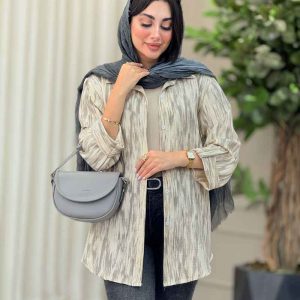 شومیز آستین پاگن ژاله کد 6823