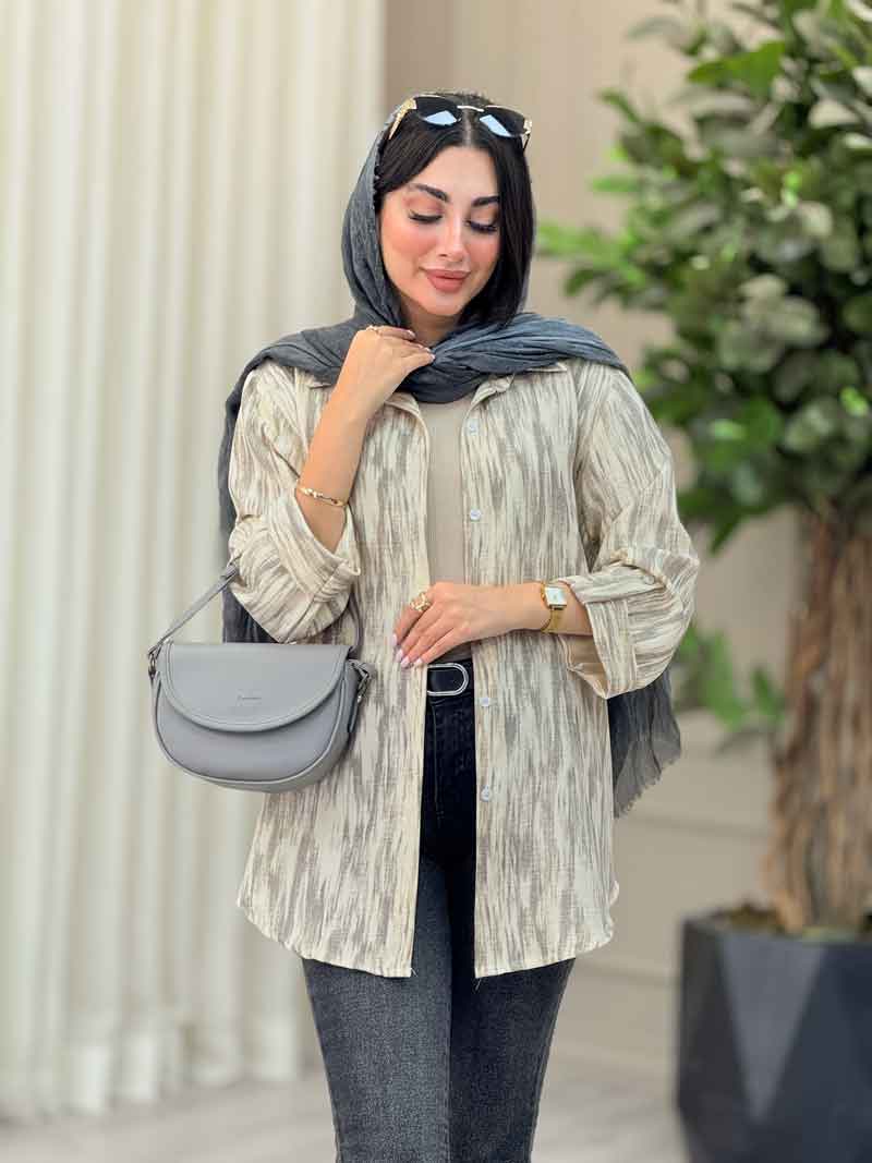 IMG_6092 شومیز آستین پاگن ژاله کد 6823