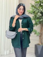 شومیز آستین پاگن ژاله کد 6823 - تصویر 7