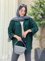 شومیز آستین پاگن ژاله کد 6823 - تصویر 12