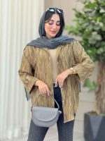 شومیز آستین پاگن ژاله کد 6823 - تصویر 3