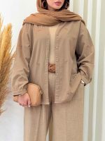 شومیز لینن پاپیون کد 6902 - تصویر 9
