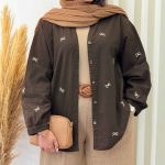 شومیز لینن پاپیون کد 6902