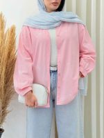 شومیز لینن پاپیون کد 6902