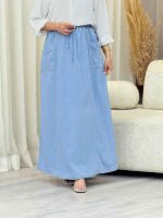 دامن جین کمرکش کد 6591 - تصویر 10