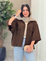 شومیز جیب پاکتی فادیا کد 6886 - تصویر 11