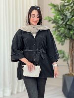 مانتو دو جیب ریش دار پروین کد 6677 - تصویر 11